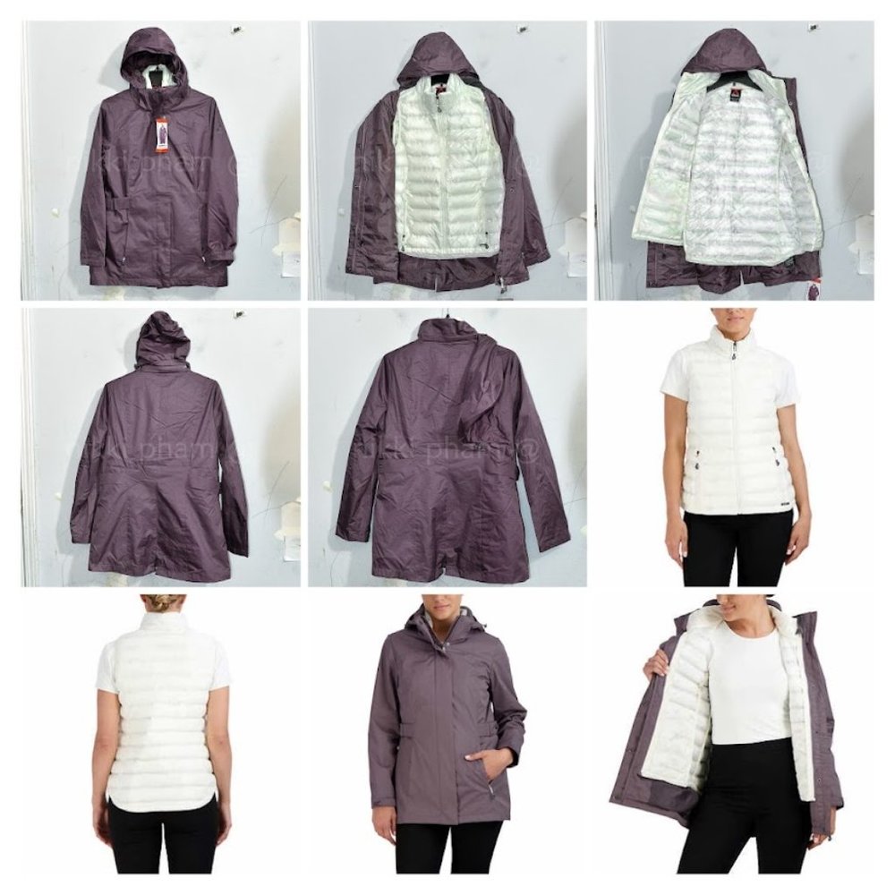Gerry Ladies' 3-in-1 Systems Vest-Jacket in purple